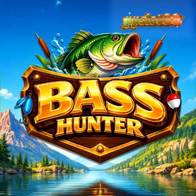 Tampilan visual slot Bass Hunter dengan tema danau yang tenang