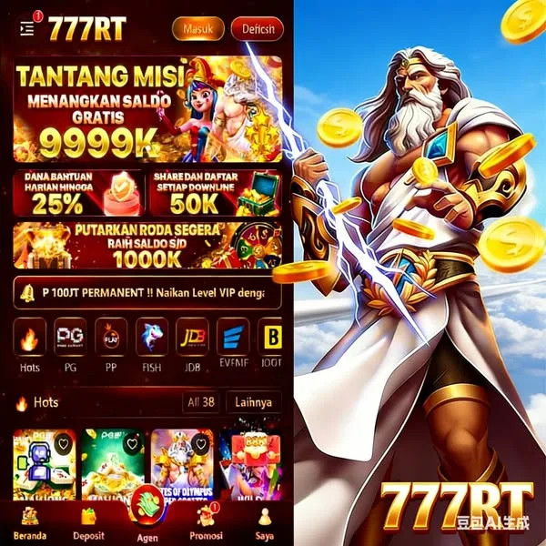 777RT Bonus Member Baru 100%